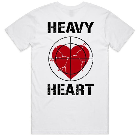 Sz Various heavy heart graphic tee