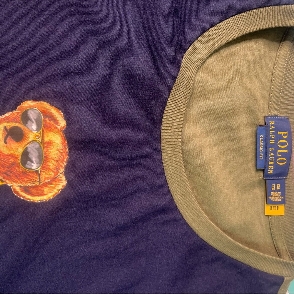 Polo muti colors bear tee sz 2xl
