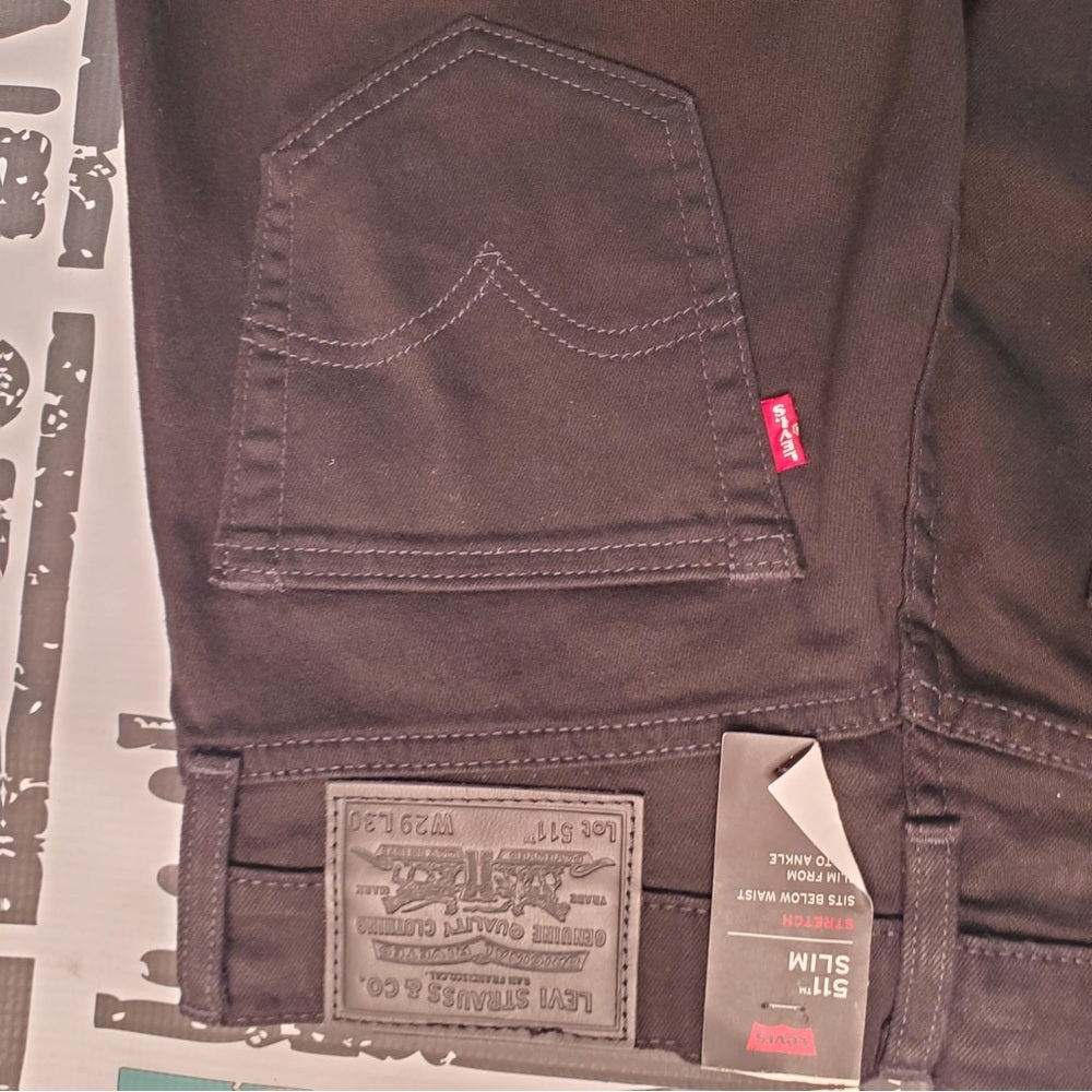 Levi black jeans 29x30