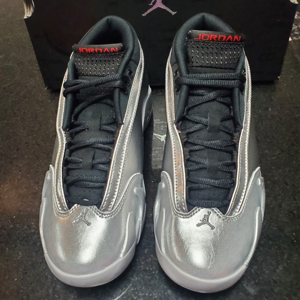 Sz 8 retro 14s silver Nwb
