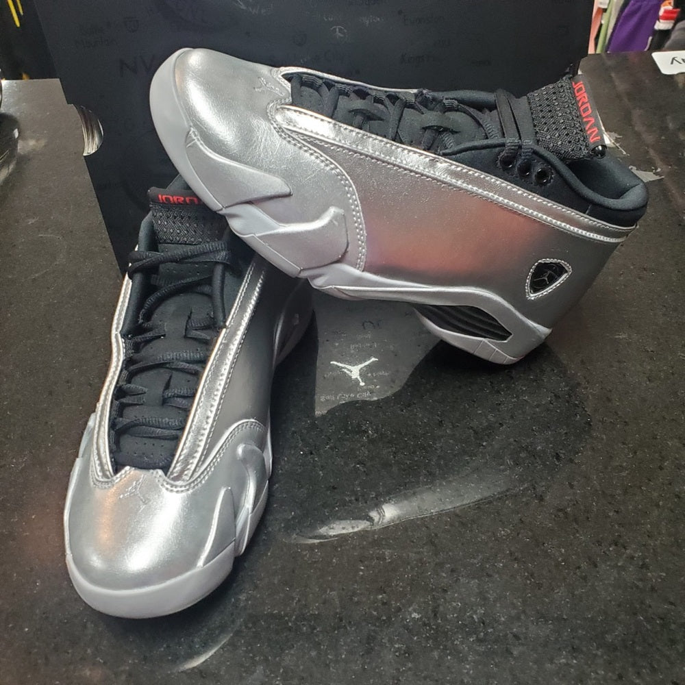 Sz 8 retro 14s silver Nwb