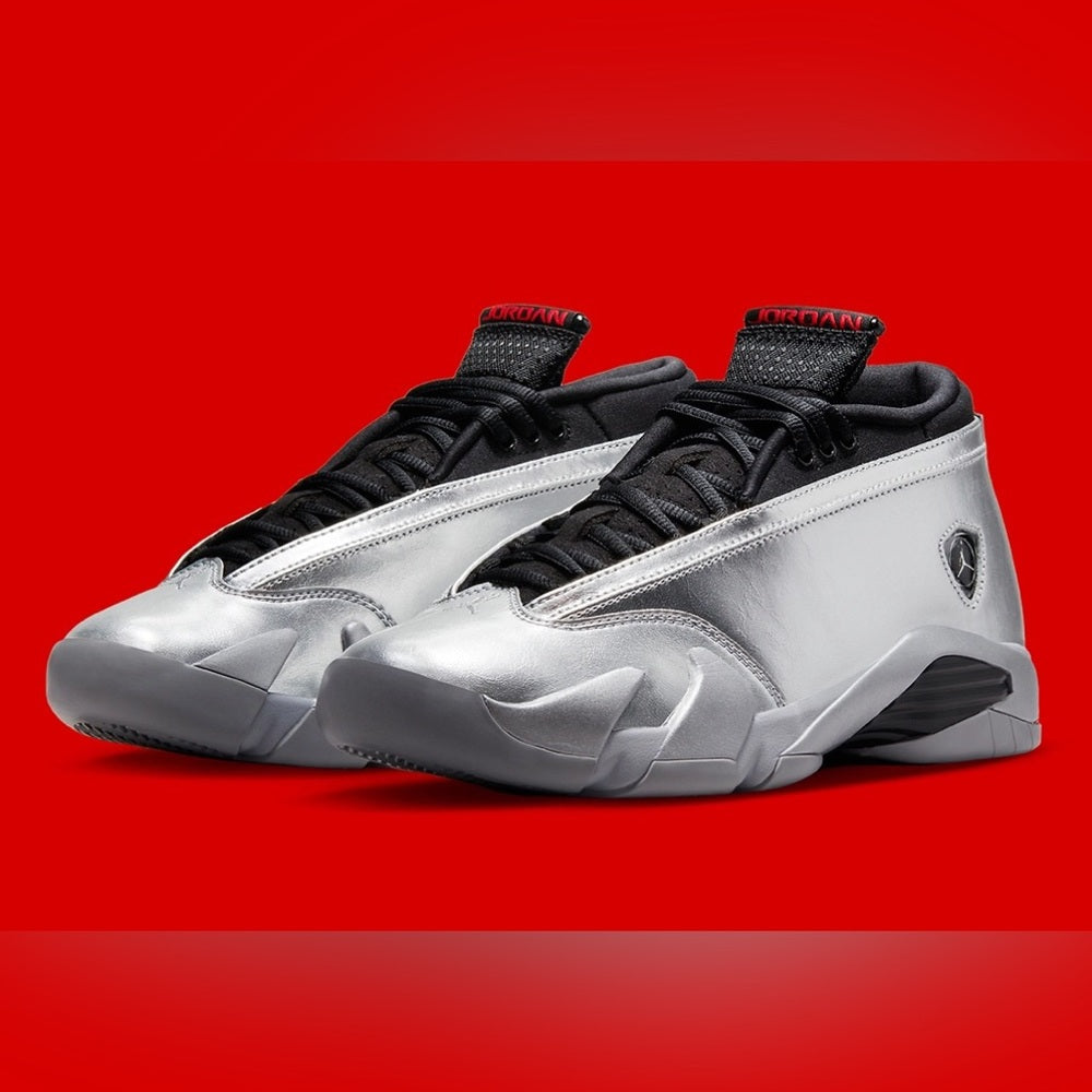 Sz 8 retro 14s silver Nwb