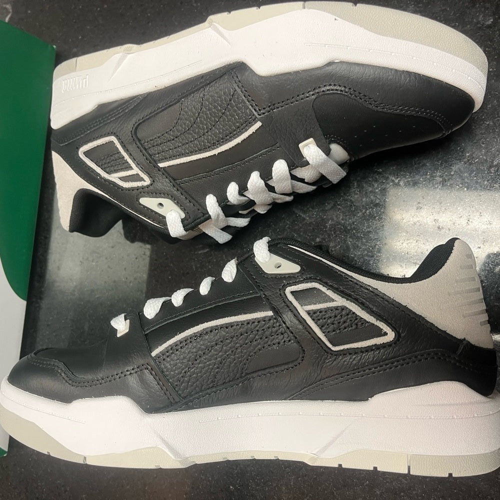 Puma lows Sz Various white & black