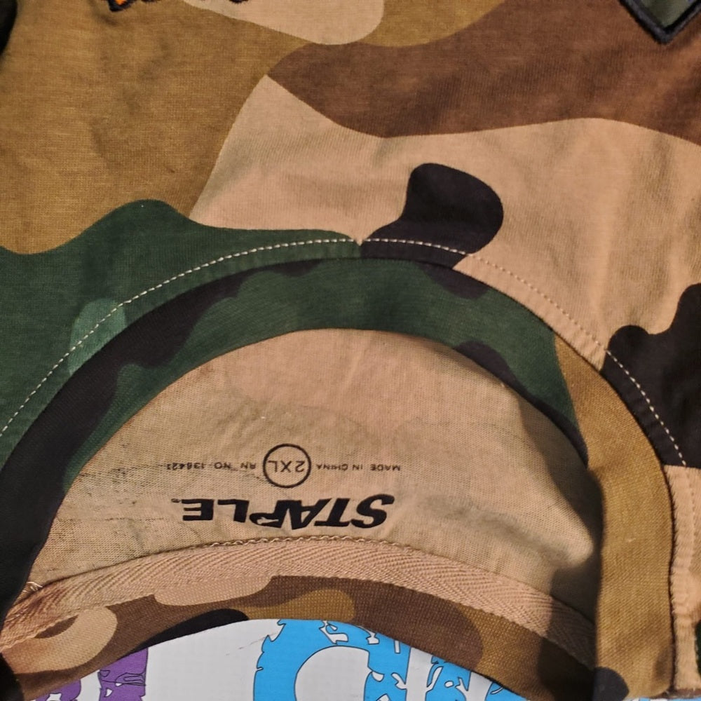 Staple graphic tee Sz 3xl Camo colors