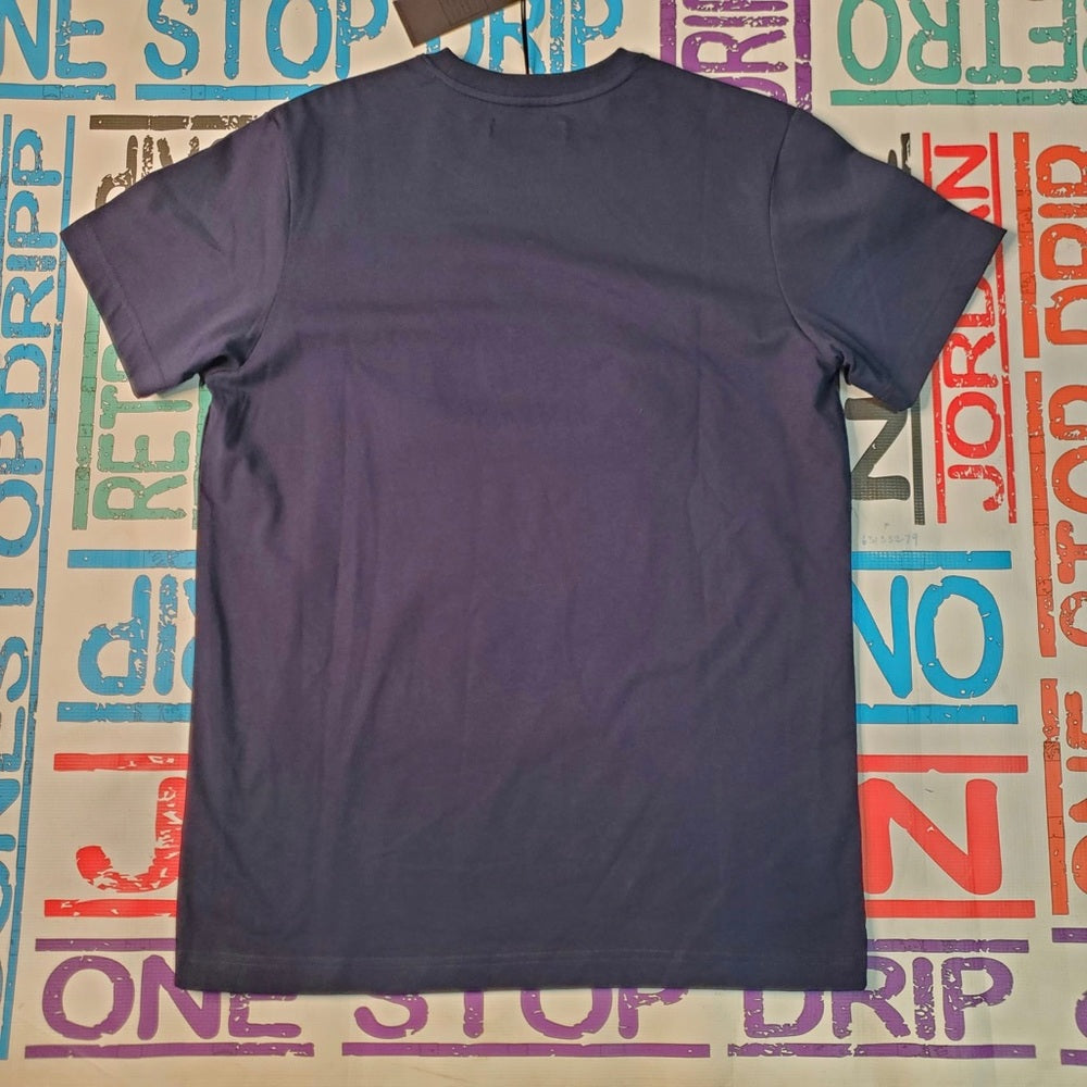 Akoo graphic tee sz large navy blue