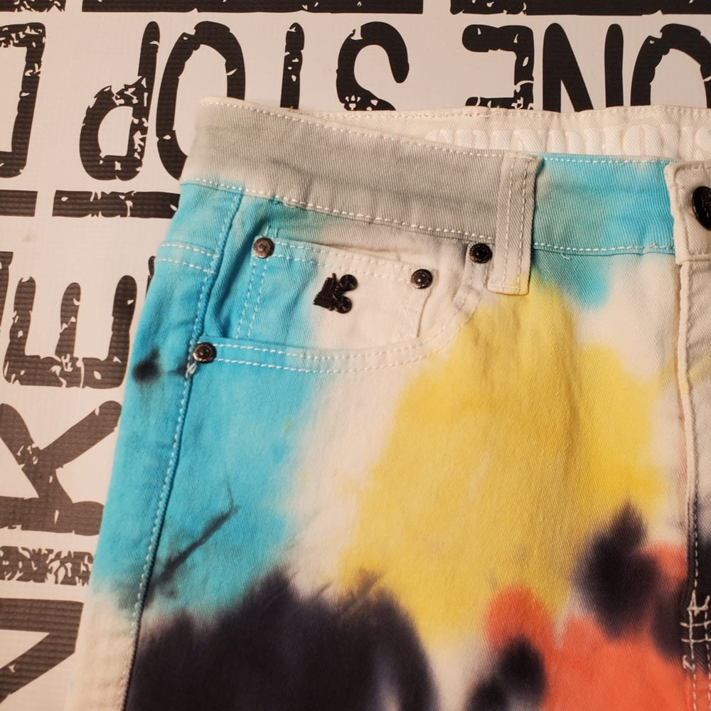 Sz Various muti colors born fly denim jeans