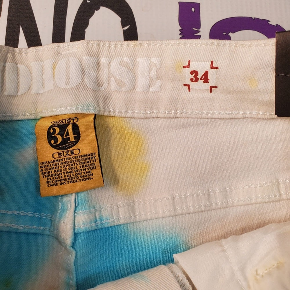 Sz Various muti colors born fly denim jeans