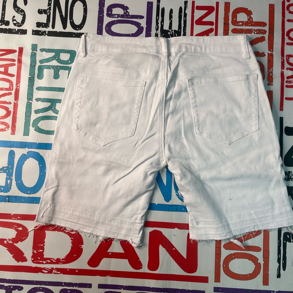 Cooper 9 white denim shorts Sz Various