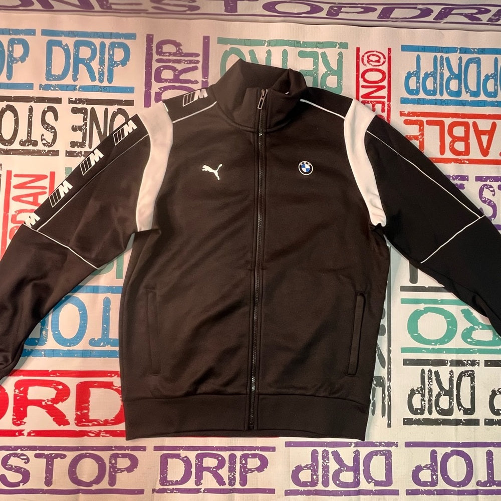 Puma 2 piece small tracksuit bmw black
