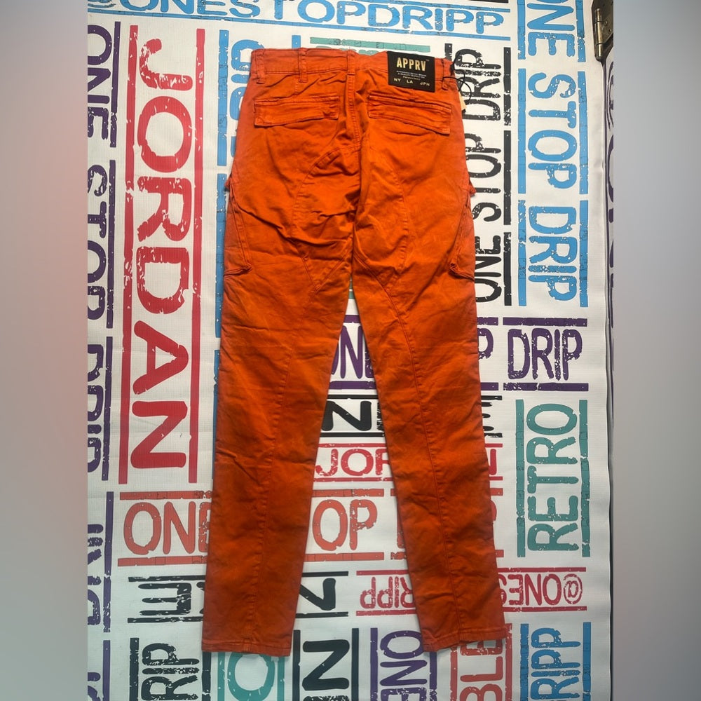 Sz Various orange cargos side pockets