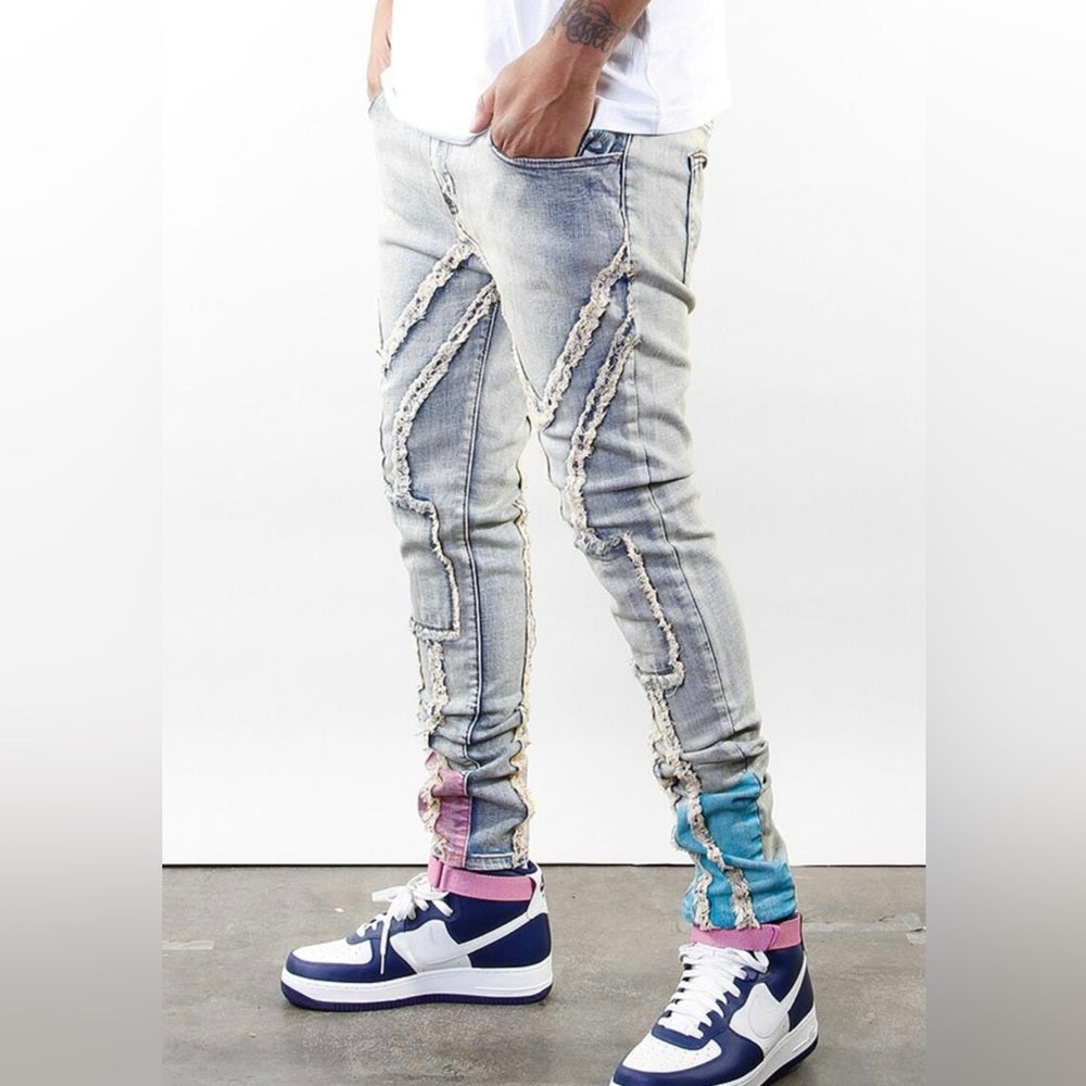 Sz Various ankle paint denim jeans