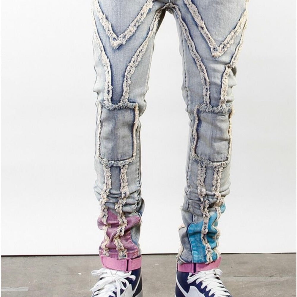Sz Various ankle paint denim jeans