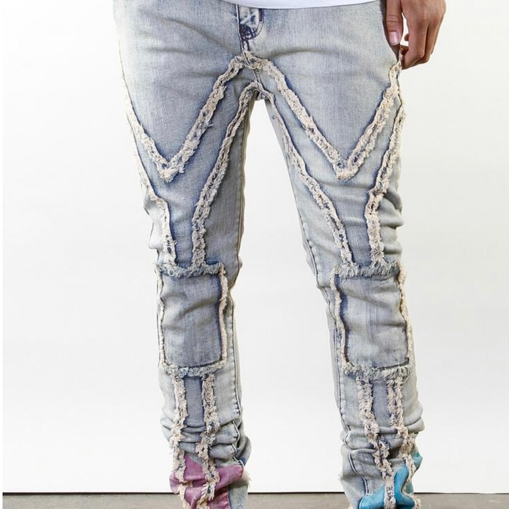 Sz Various ankle paint denim jeans