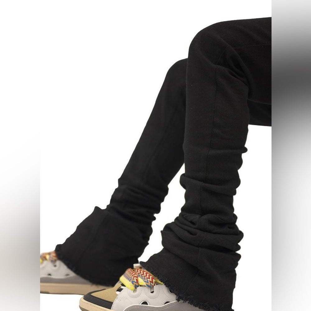 Sz Various denim black super stacks jeans