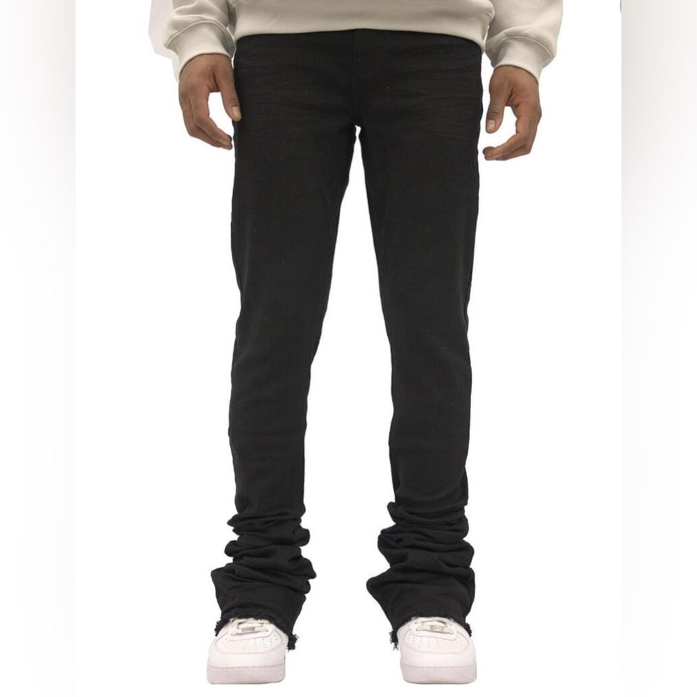 Sz Various denim black super stacks jeans