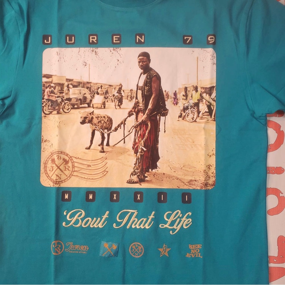 Juren bout that life graphic tee Sz Various