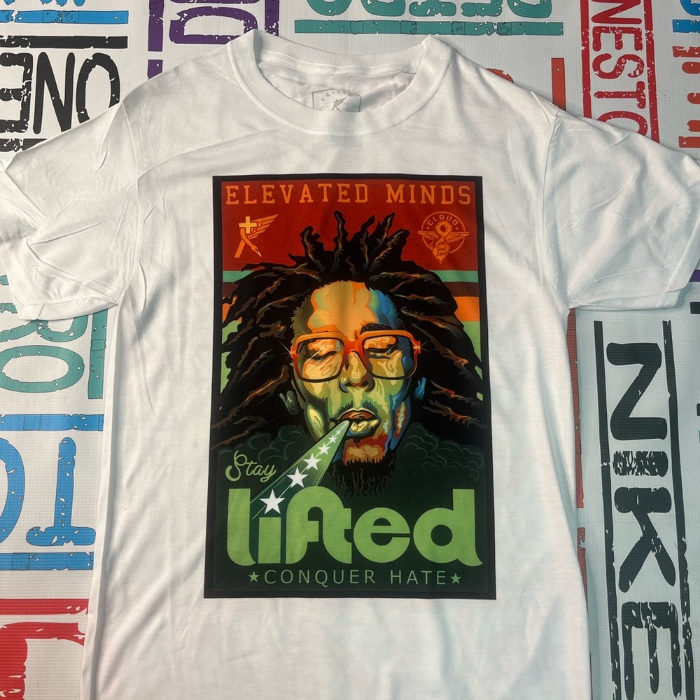 Lifted graphic tee bob marley Sz various