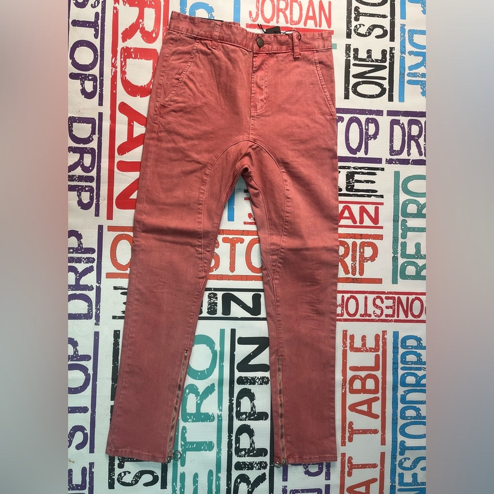 Pink denim jean pants Sz Various