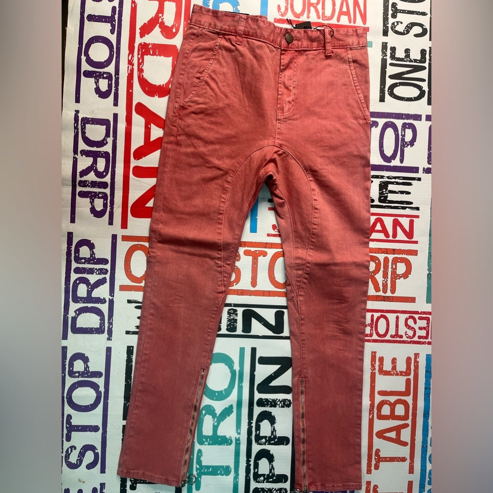 Pink denim jean pants Sz Various