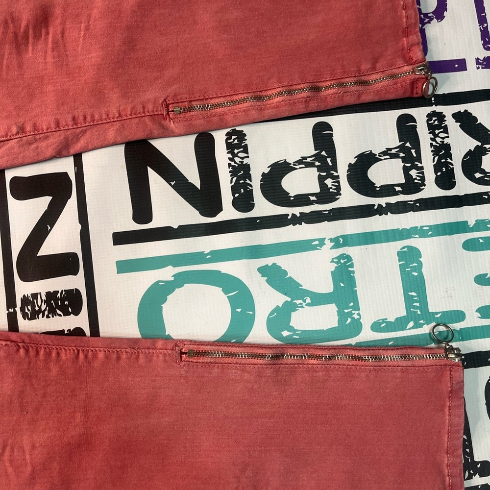 Pink denim jean pants Sz Various