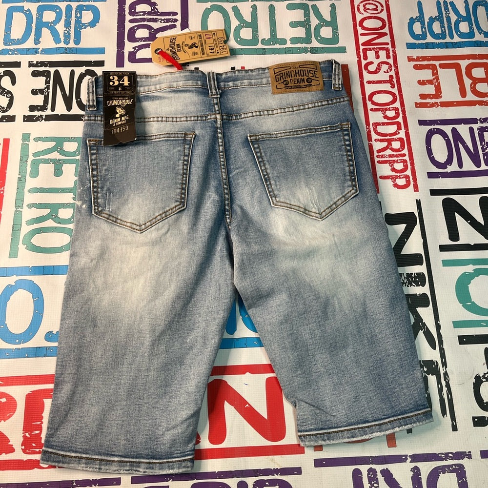 Sz Various distressed jean shorts