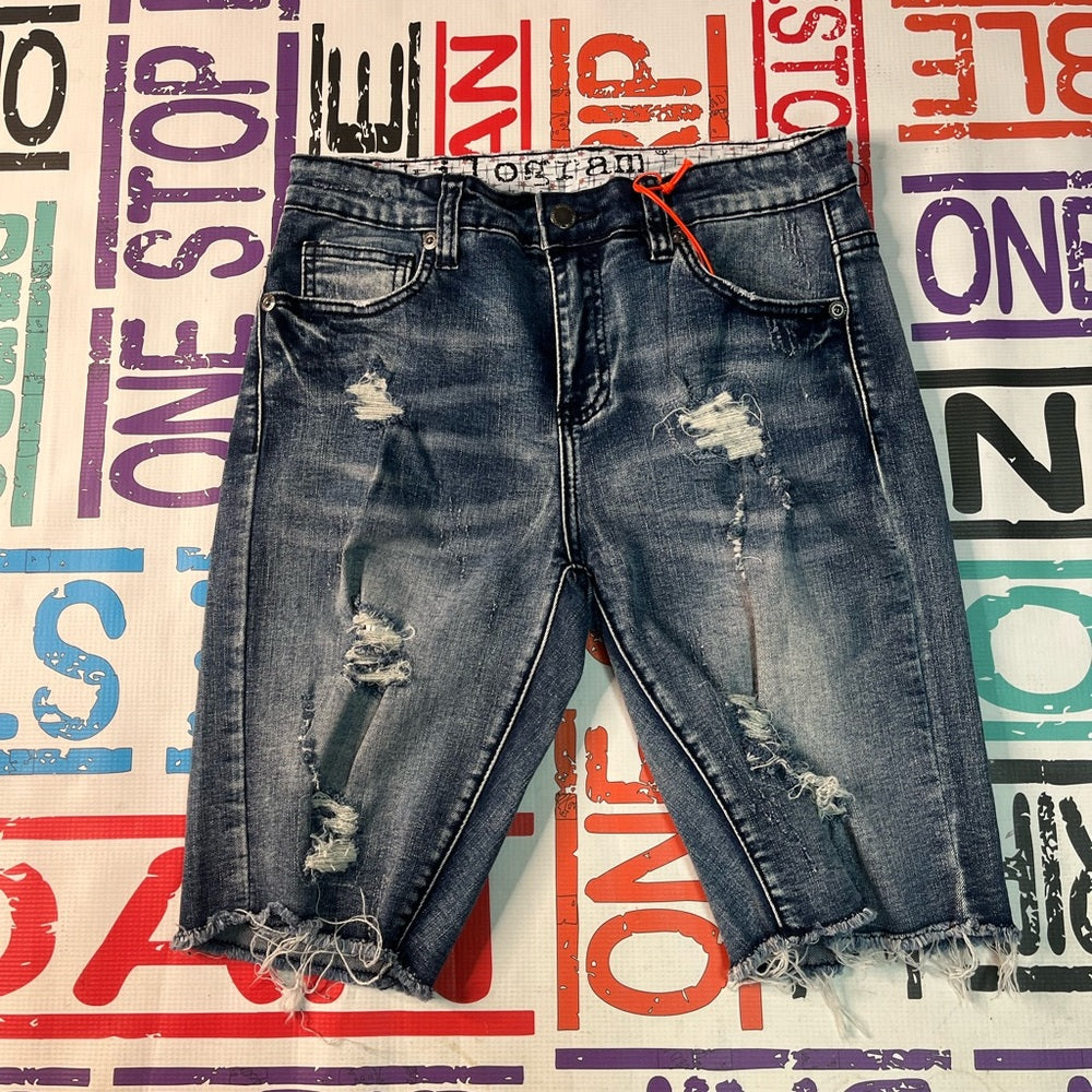 Sz Various kilograms jean shorts light blue