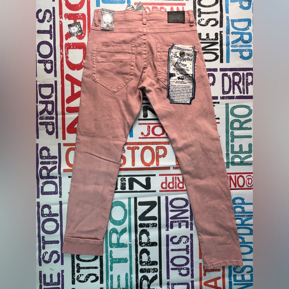 Sz various pink ripped jeans