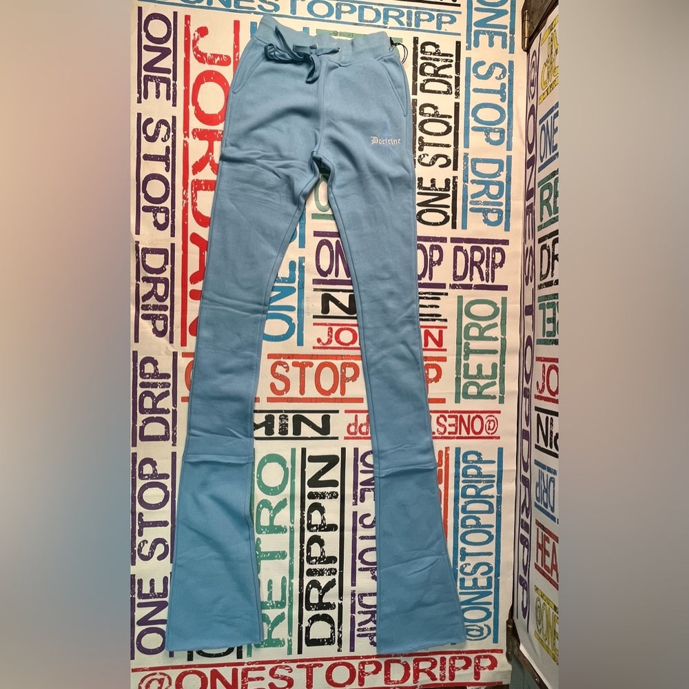Stack joggers light blue sz various