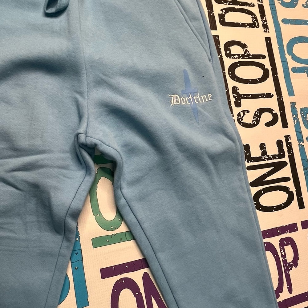 Stack joggers light blue sz various