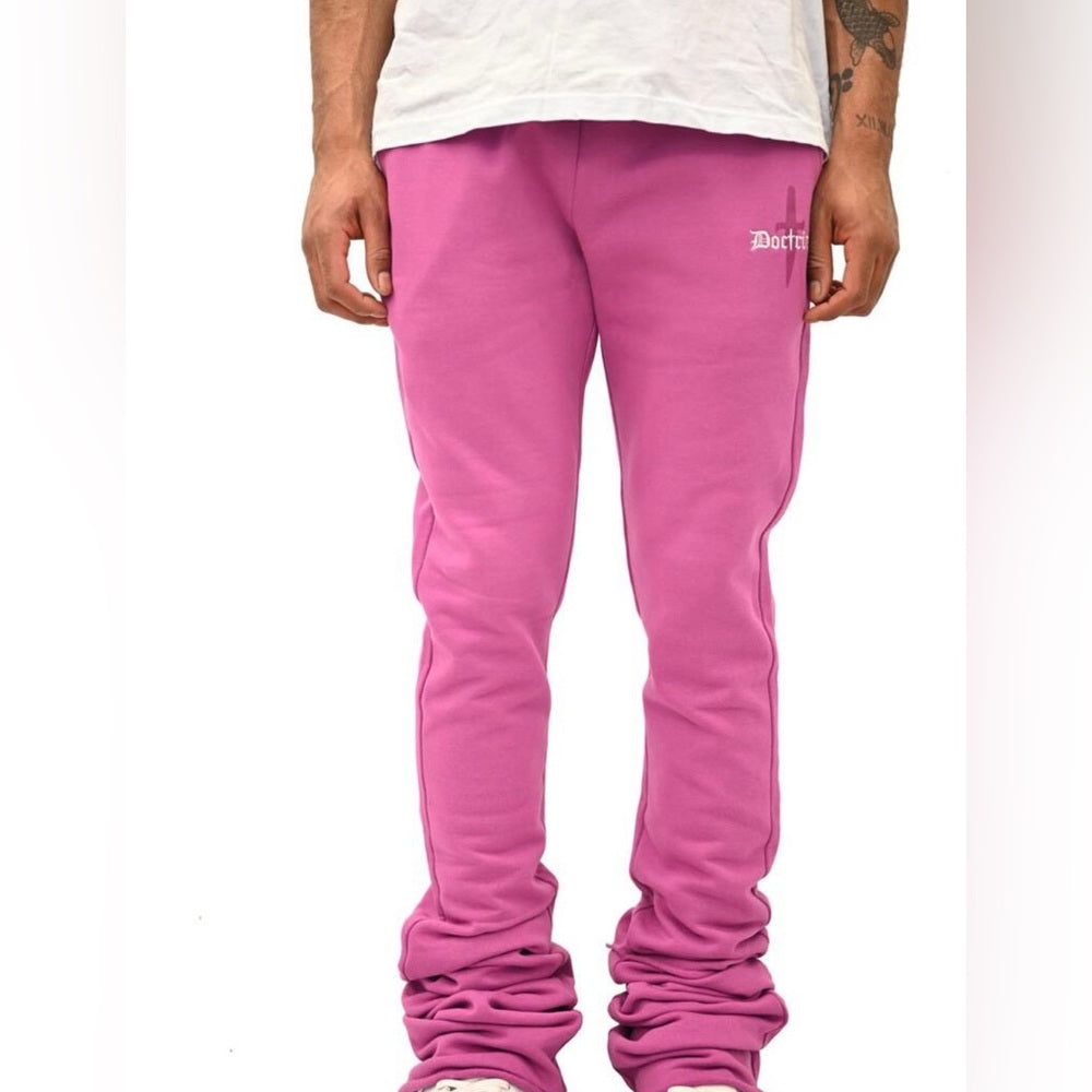 Stack joggers purple sz various