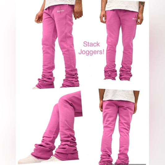 Stack joggers purple sz various