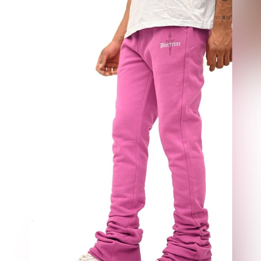 Stack joggers purple sz various