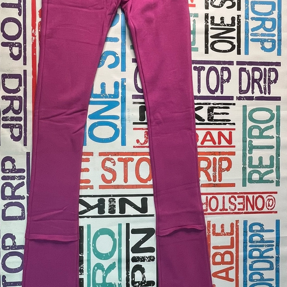Stack joggers purple sz various