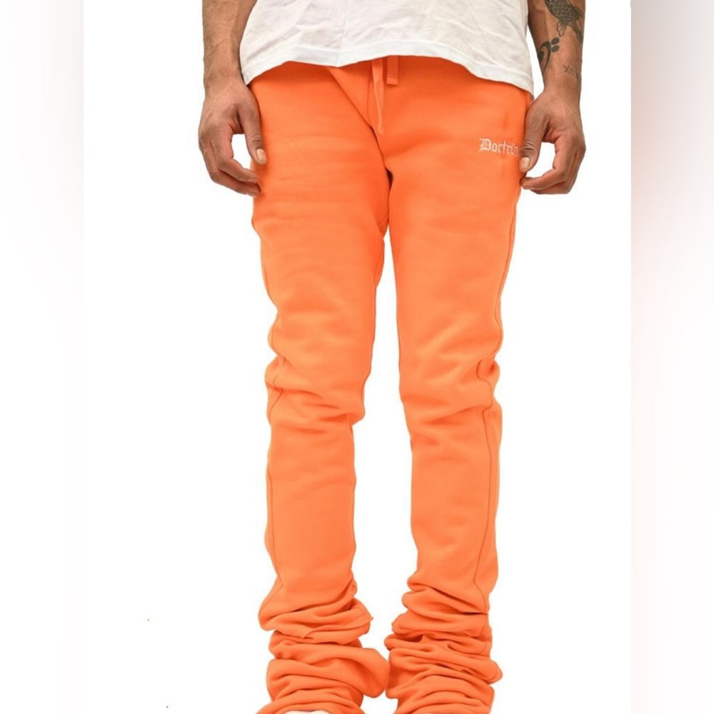 Stack joggers orange sz various