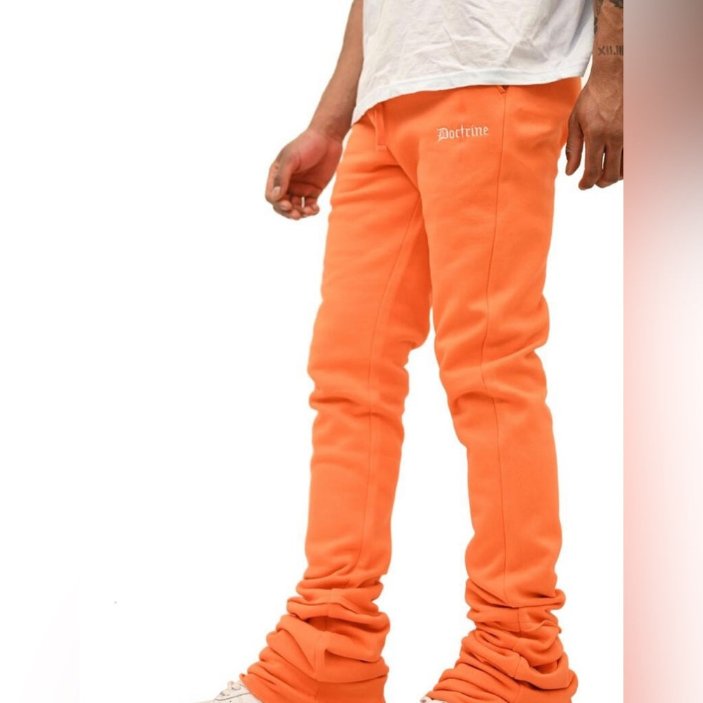 Stack joggers orange sz various