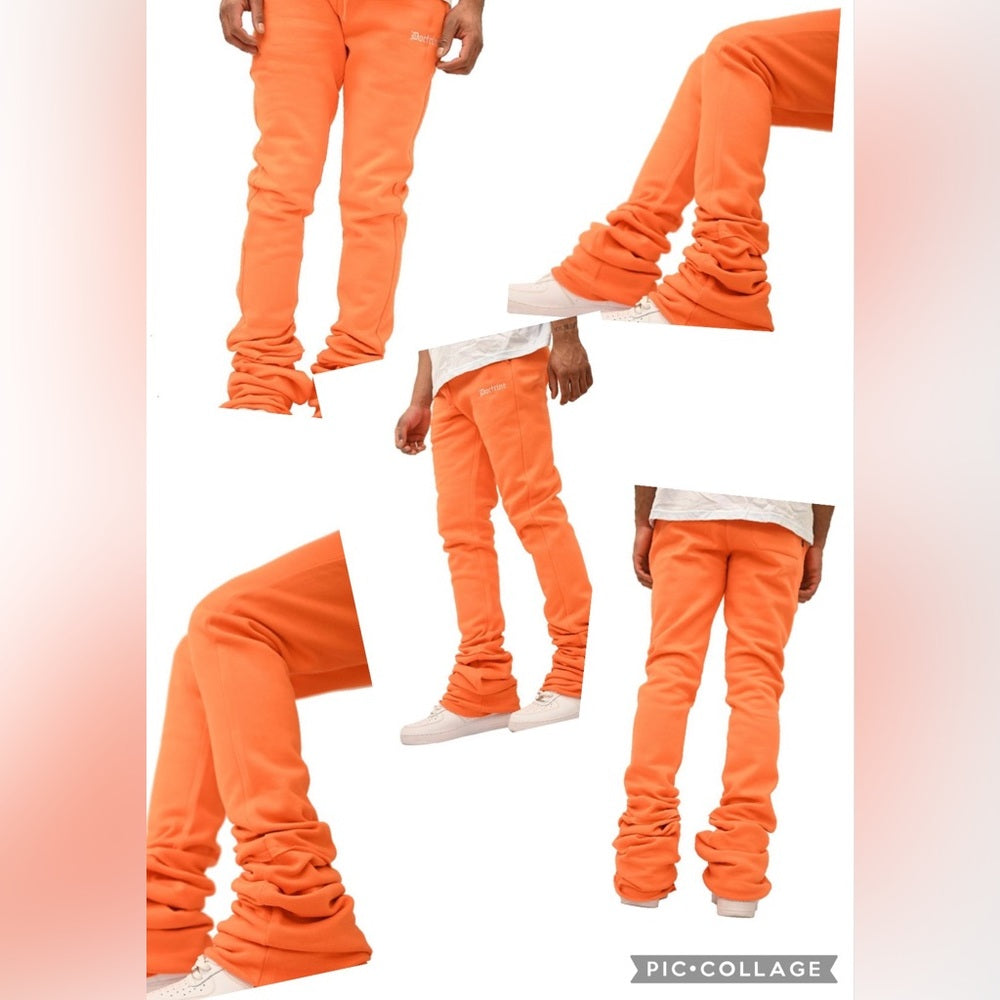 Stack joggers orange sz various