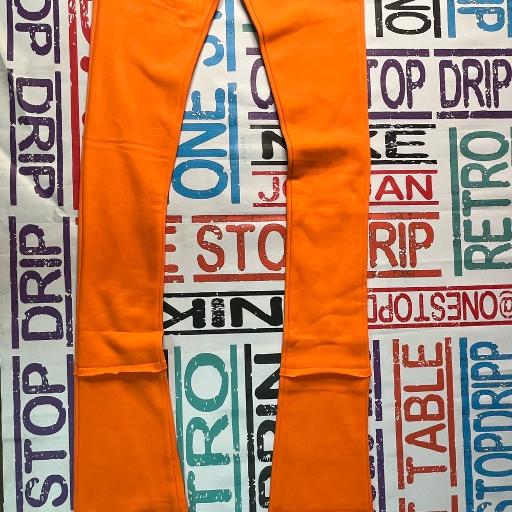 Stack joggers orange sz various