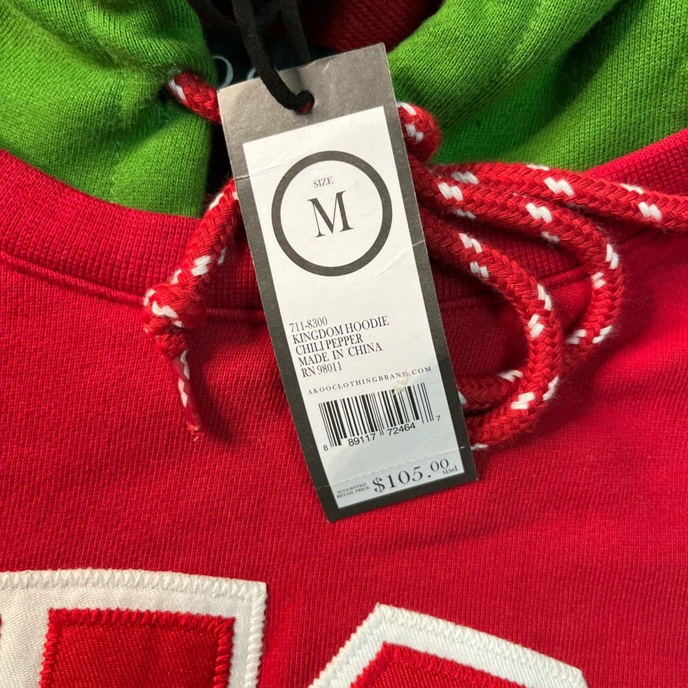 NWT AKOO Kingdom Hoodie Chilli Pepper Men’s Sz M