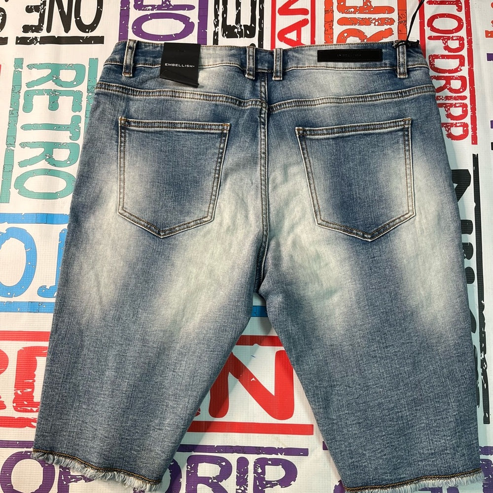 Sz 34 ripped Jean shorts muti colors