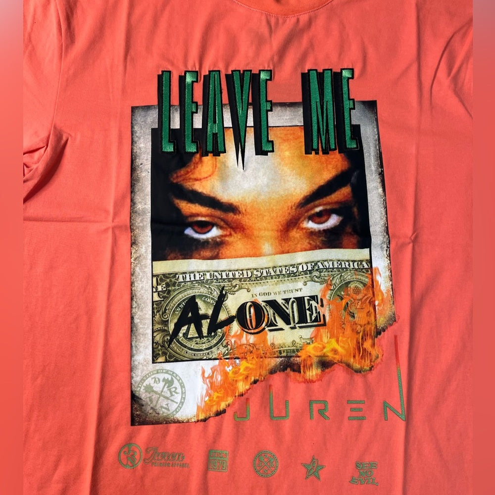 Leave me alone graphic tee sz Various