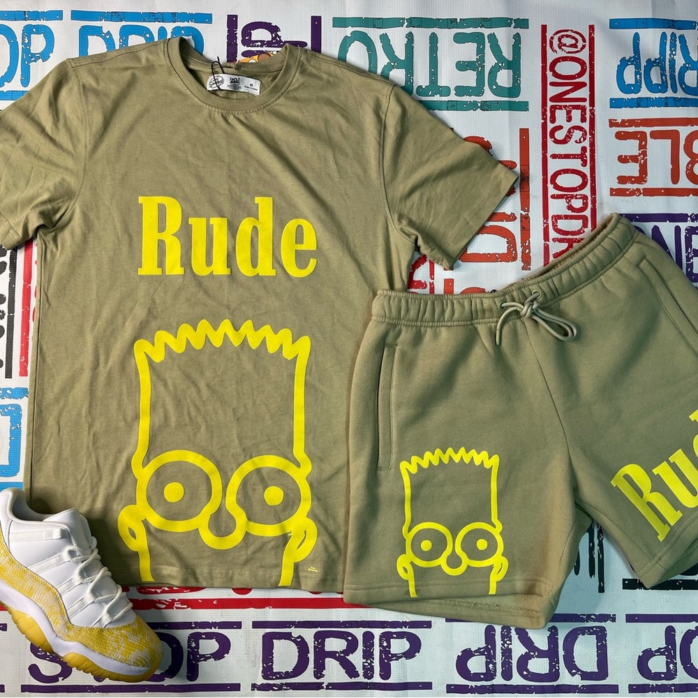Bart Simpson Rude 2 piece Sz various