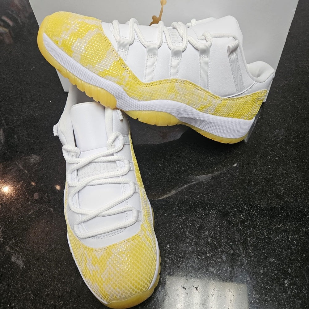 Women's Air Jordan 11 Retro Low Yellow sz various
