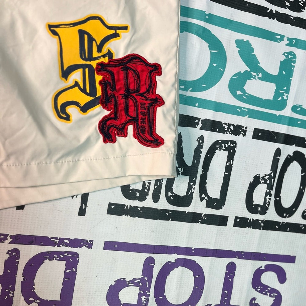 Smoke rise mesh shorts sz various