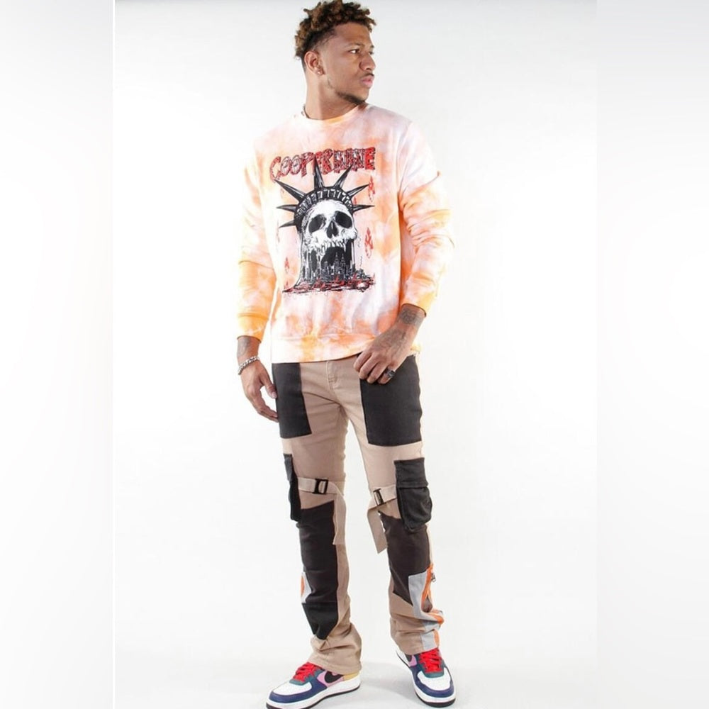 Sz various strap jeans multi colors