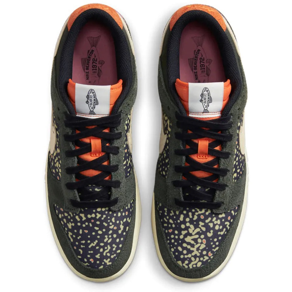 Sz various Nike Dunk Low Rainbow Trout FN7523-300 Men's