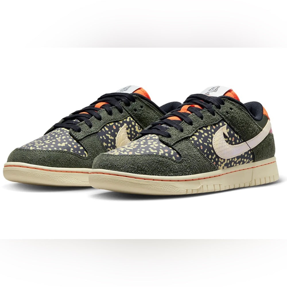 Sz various Nike Dunk Low Rainbow Trout FN7523-300 Men's