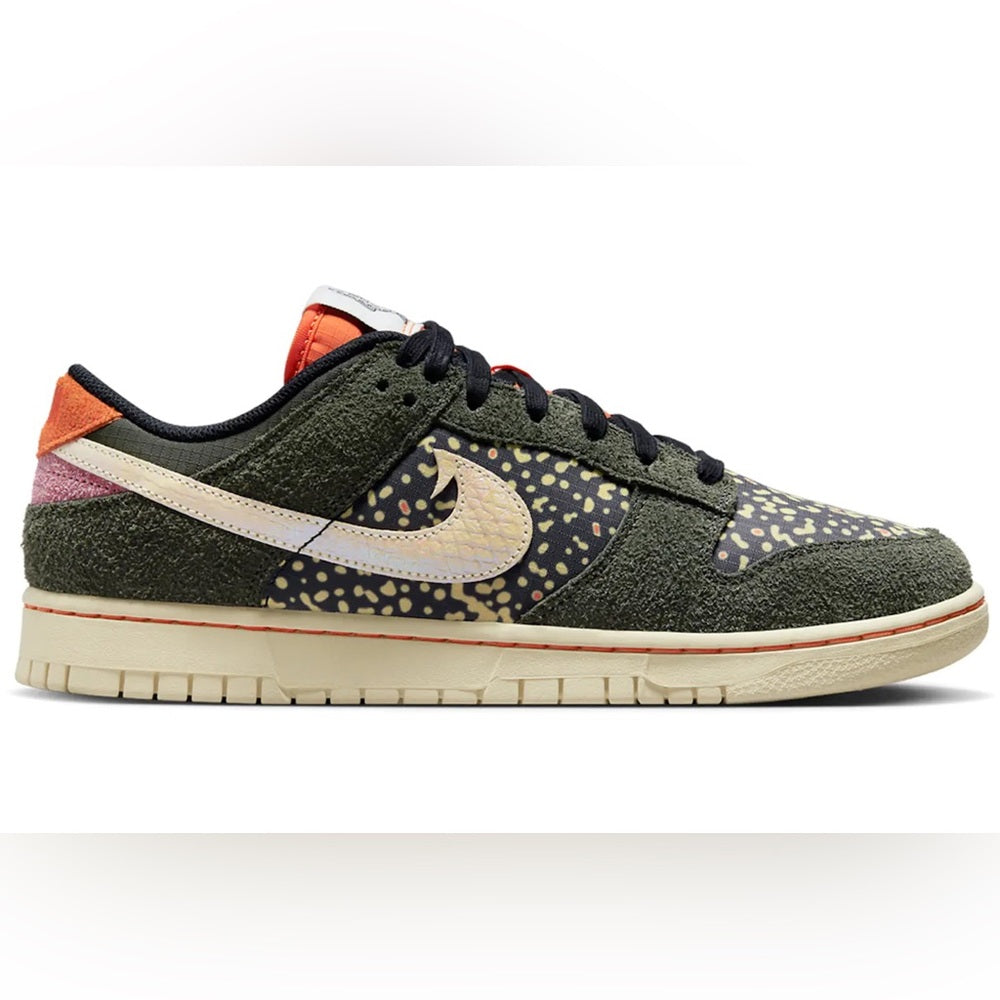 Sz various Nike Dunk Low Rainbow Trout FN7523-300 Men's