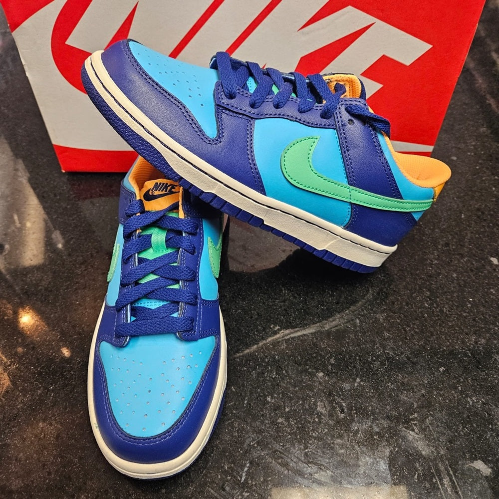 Nike Dunk Low "Baltic Blue/Electric Algae/Deep Royal" Grade School sz various
