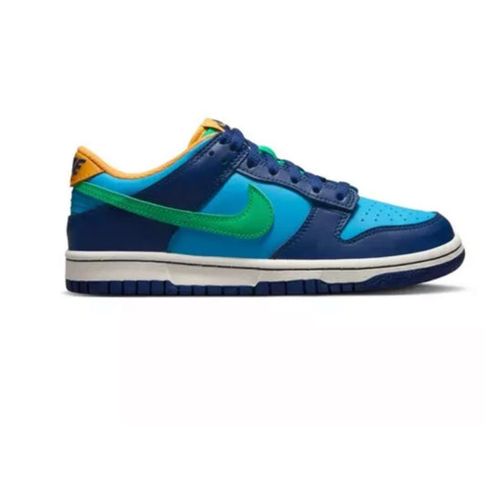 Nike Dunk Low "Baltic Blue/Electric Algae/Deep Royal" Grade School sz various