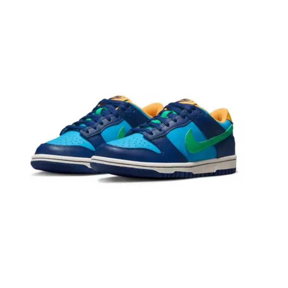 Nike Dunk Low "Baltic Blue/Electric Algae/Deep Royal" Grade School sz various